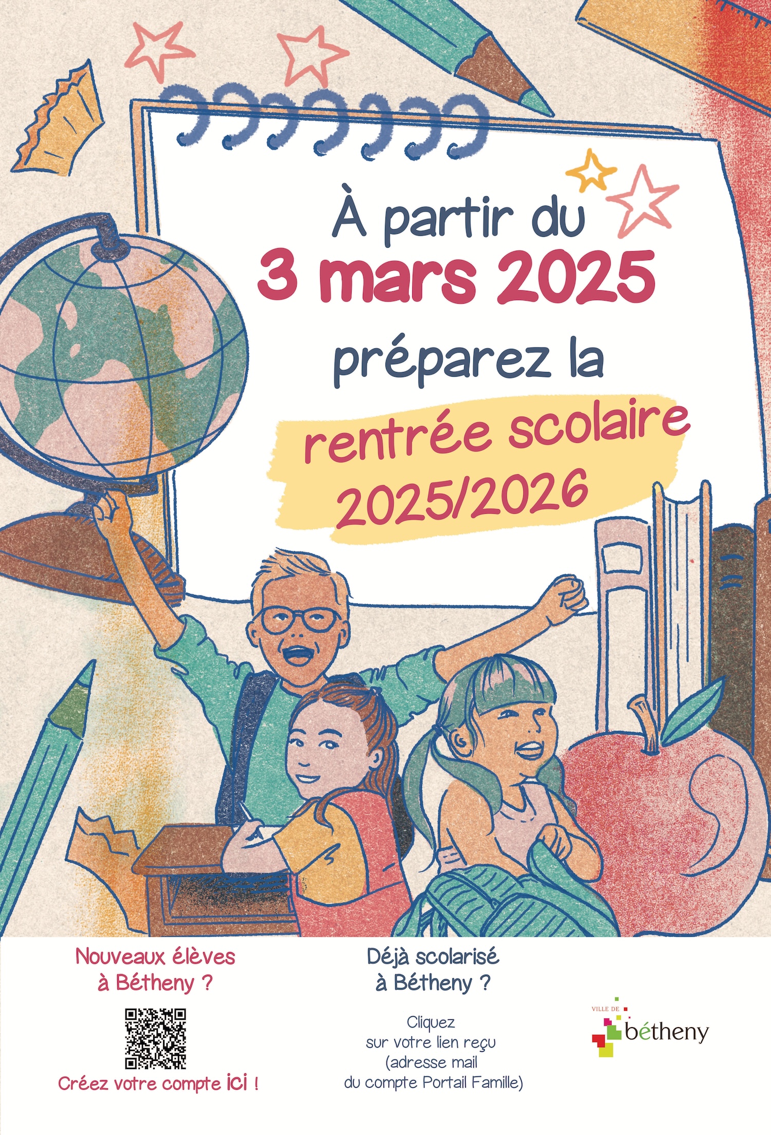 affiche rentree scolaire betheny