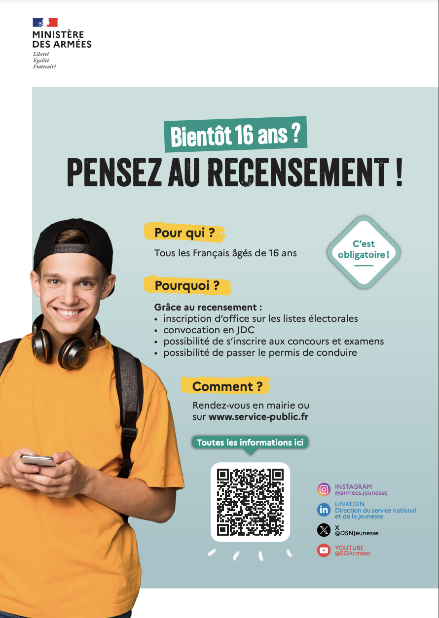 recensement affiche
