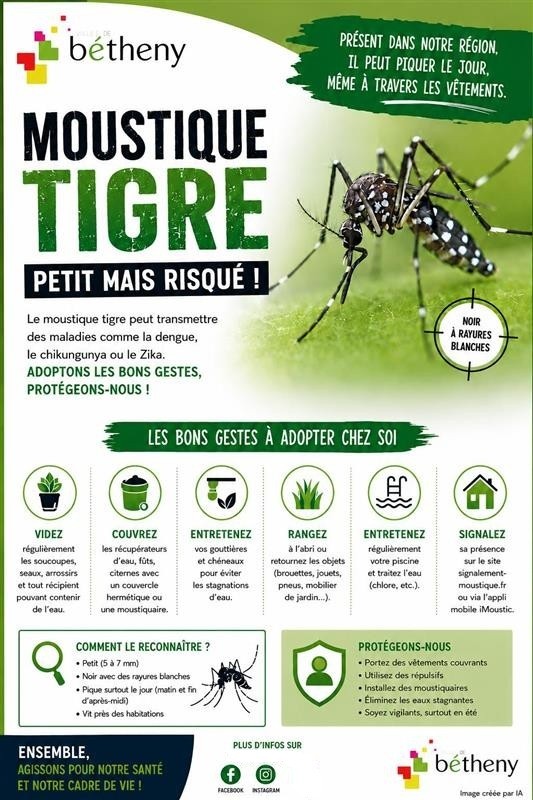 Moustique tigre : Une menace pour la santé publique et le confort de vie